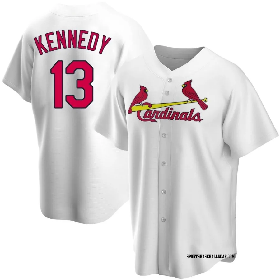 Buddy Kennedy Youth St. Louis Cardinals White Replica Home Jersey