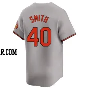 Burch Smith Men's Baltimore Orioles Gray Limited Road Jersey