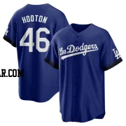Burt Hooton Youth Los Angeles Dodgers Royal Replica 2021 City Connect Jersey