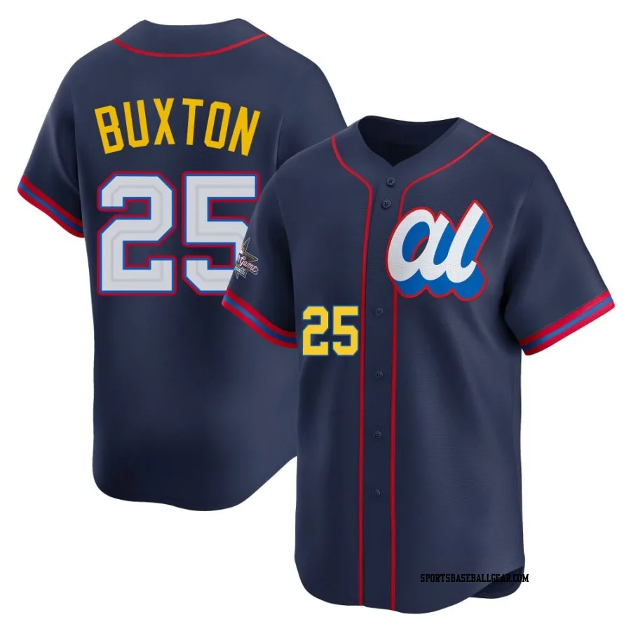 Byron Buxton Men's Minnesota Twins Navy Limited American League 2025 All-Star Edition Jersey