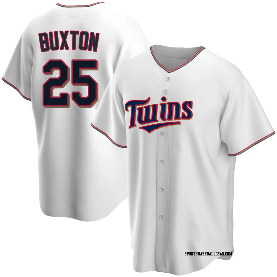 Byron Buxton Men's Minnesota Twins White Replica Home Jersey