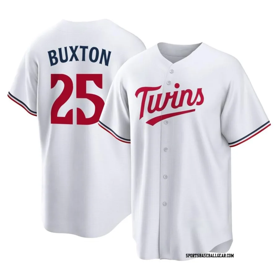 Byron Buxton Men's Minnesota Twins White Replica Home Jersey