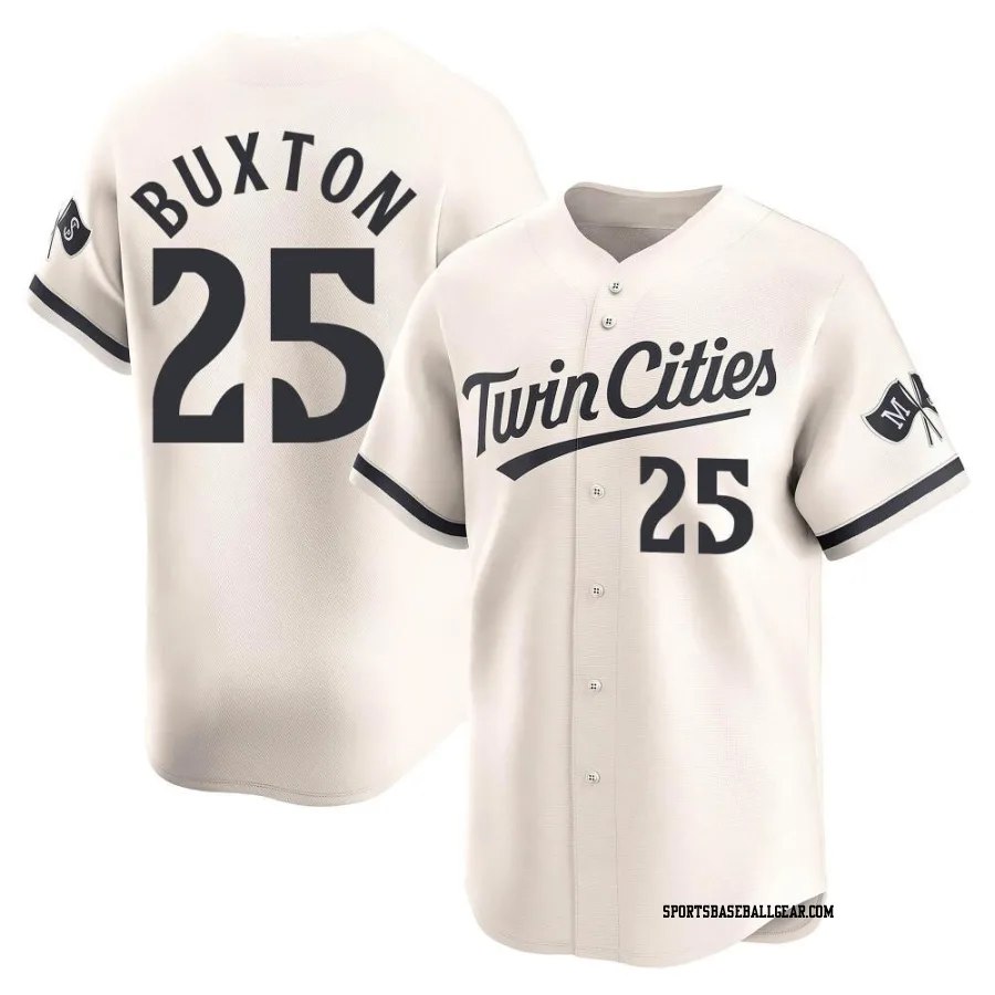 Byron Buxton Youth Minnesota Twins Cream Limited Alternate Jersey