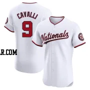 Cade Cavalli Men's Washington Nationals White Elite Home Jersey