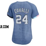 Cade Cavalli Women's Washington Nationals Blue Limited 2025 City Connect Jersey