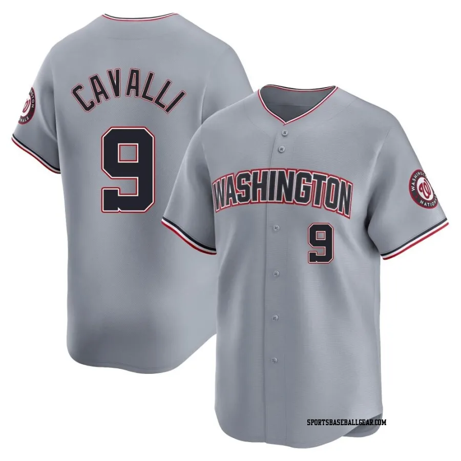 Cade Cavalli Youth Washington Nationals Gray Limited Road Jersey