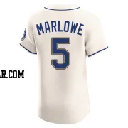 Cade Marlowe Men's Seattle Mariners Cream Elite Alternate Jersey