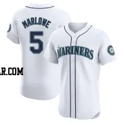 Cade Marlowe Men's Seattle Mariners White Elite Home Jersey