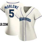 Cade Marlowe Women's Seattle Mariners Cream Authentic Alternate Jersey