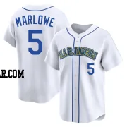 Cade Marlowe Youth Seattle Mariners White Limited Throwback Cooperstown Collection Jersey