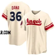 Caden Dana Youth Los Angeles Angels Cream Replica 2022 City Connect Jersey