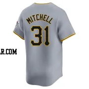 Cal Mitchell Men's Pittsburgh Pirates Gray Limited Away Jersey