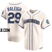 Cal Raleigh Men's Seattle Mariners Cream Limited Alternate Jersey