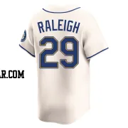 Cal Raleigh Youth Seattle Mariners Cream Limited Alternate Jersey
