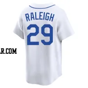 Cal Raleigh Youth Seattle Mariners White Limited Throwback Cooperstown Collection Jersey