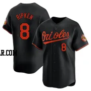 Cal Ripken Men's Baltimore Orioles Black Limited Alternate Jersey
