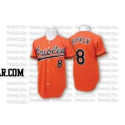 Cal Ripken Men's Baltimore Orioles Orange Replica 1989 Throwback Jersey
