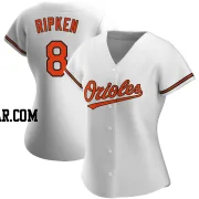 Cal Ripken Women's Baltimore Orioles White Replica Home Jersey