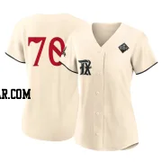 Caleb Boushley Women's Texas Rangers Cream Replica 2023 City Connect 2023 World Series Jersey