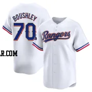 Caleb Boushley Youth Texas Rangers Gold Limited White 2024 Collection Jersey