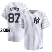 Caleb Durbin Men's New York Yankees White Limited Yankee Home Jersey