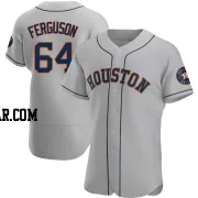 Caleb Ferguson Men's Houston Astros Gray Authentic Road Jersey