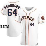 Caleb Ferguson Men's Houston Astros White Authentic Home Jersey