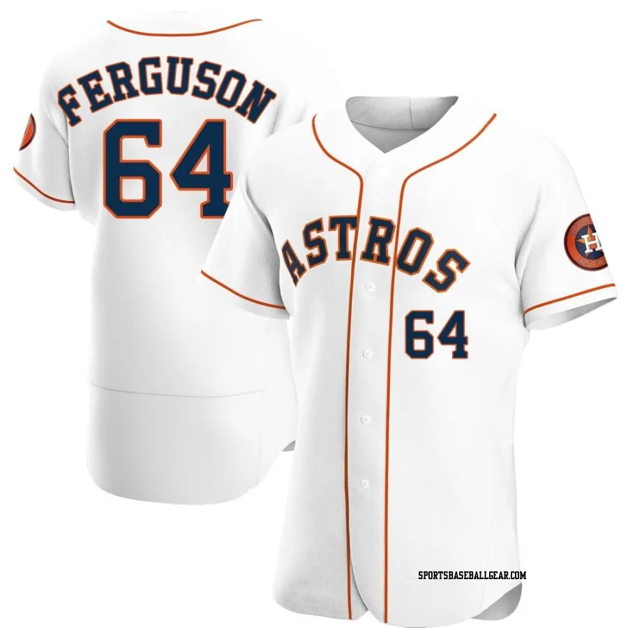 Caleb Ferguson Men's Houston Astros White Authentic Home Jersey