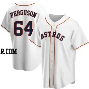 Caleb Ferguson Men's Houston Astros White Replica Home Jersey