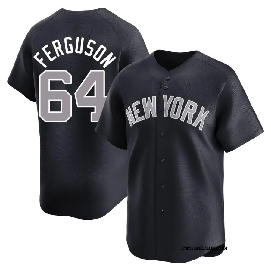 Caleb Ferguson Men's New York Yankees Navy Limited Alternate Jersey