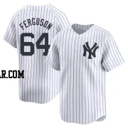 Caleb Ferguson Men's New York Yankees White Limited Yankee Home Jersey