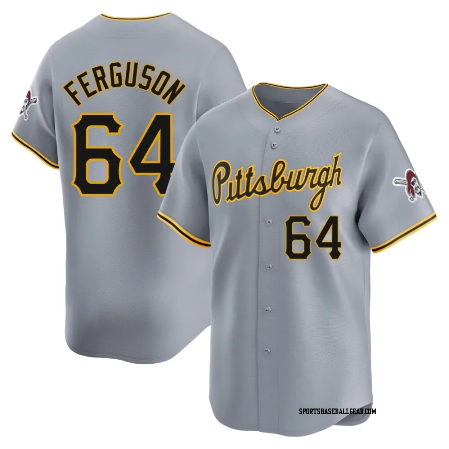 Caleb Ferguson Men's Pittsburgh Pirates Gray Limited Away Jersey
