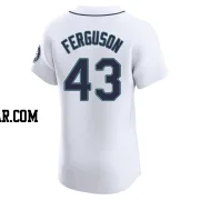 Caleb Ferguson Men's Seattle Mariners White Elite Home Jersey