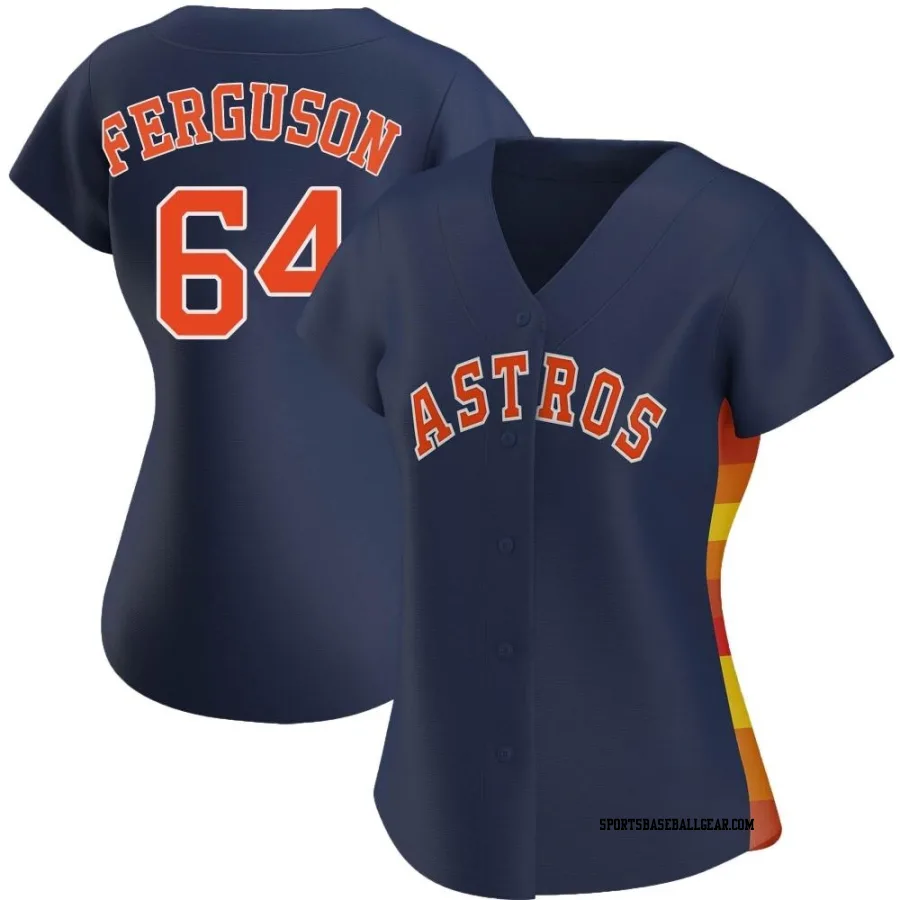 Caleb Ferguson Women's Houston Astros Navy Replica Alternate Jersey