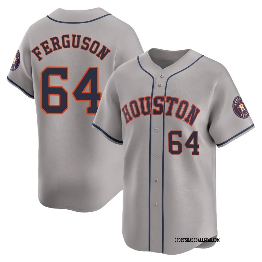 Caleb Ferguson Youth Houston Astros Gray Limited Away Jersey