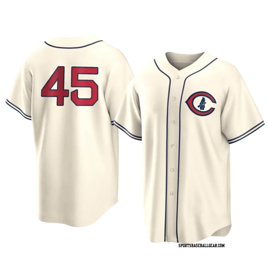 Caleb Kilian Men's Chicago Cubs Cream Replica 2022 Field Of Dreams Jersey