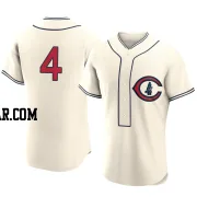 Caleb Knight Men's Chicago Cubs Cream Authentic 2022 Field Of Dreams Jersey