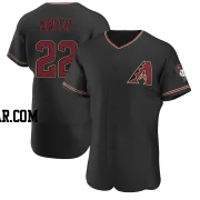 Caleb Smith Men's Arizona Diamondbacks Black Authentic Alternate Jersey
