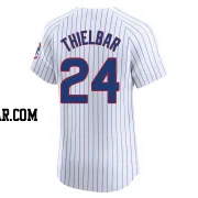 Caleb Thielbar Men's Chicago Cubs White Elite Home Jersey