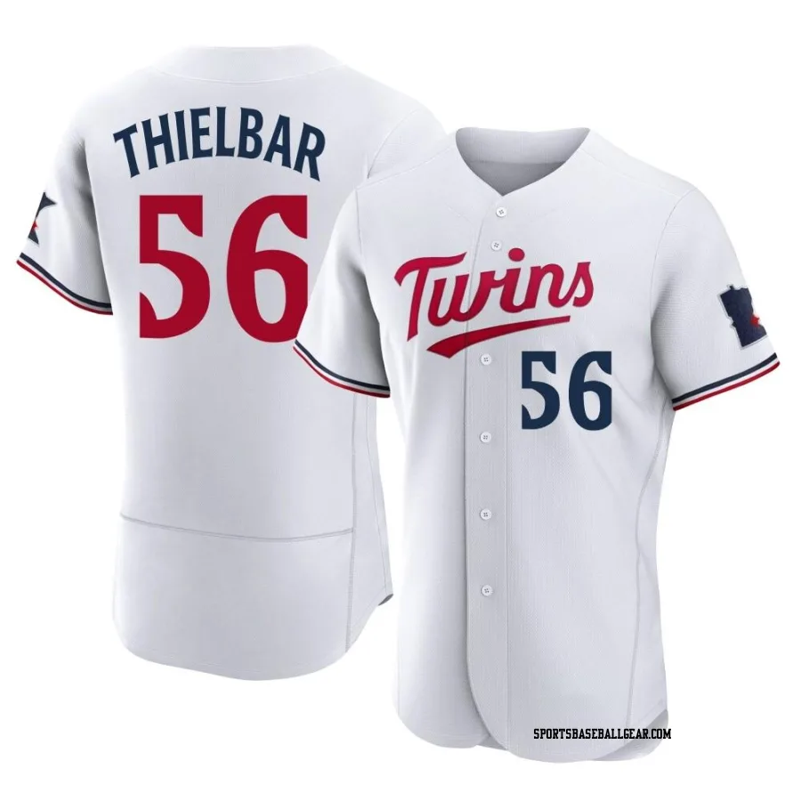 Caleb Thielbar Men's Minnesota Twins White Authentic Home Jersey