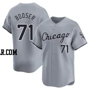 Cam Booser Men's Chicago White Sox Gray Limited Road Jersey