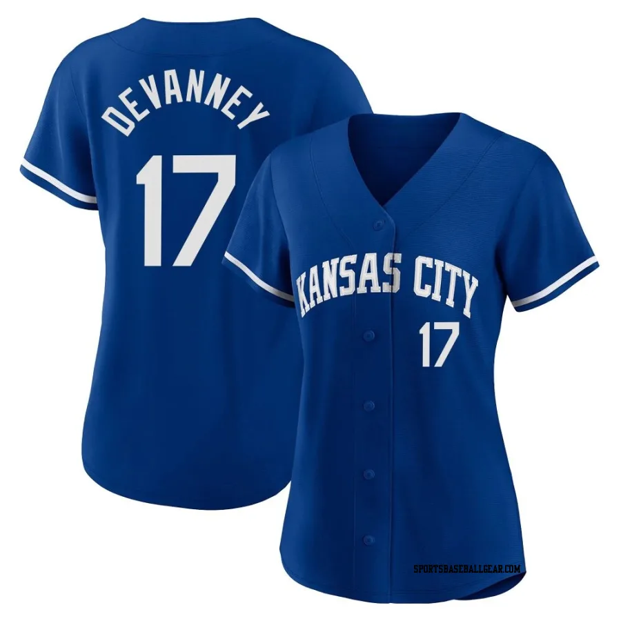 Cam Devanney Youth Kansas City Royals Royal Replica 2022 Alternate Jersey