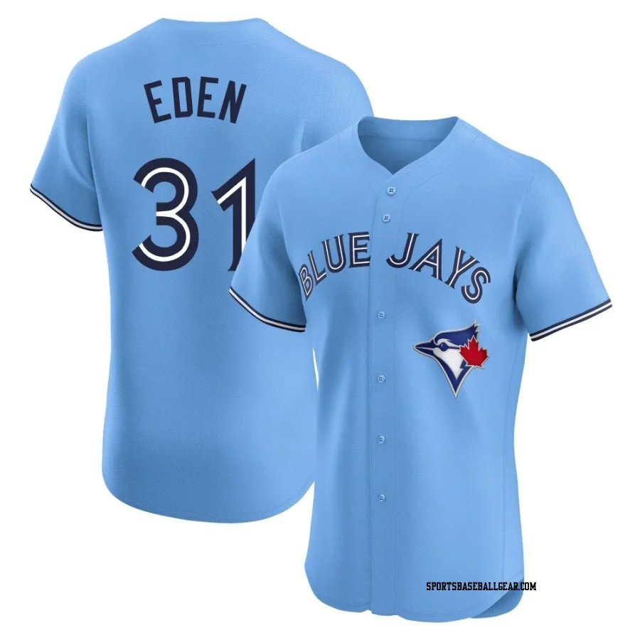 Cam Eden Men's Toronto Blue Jays Blue Elite Powder Alternate Jersey