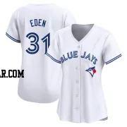 Cam Eden Women's Toronto Blue Jays White Limited Home Jersey
