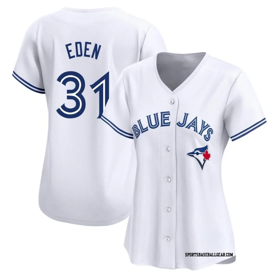 Cam Eden Women's Toronto Blue Jays White Limited Home Jersey