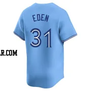 Cam Eden Youth Toronto Blue Jays Blue Limited Powder Alternate Jersey