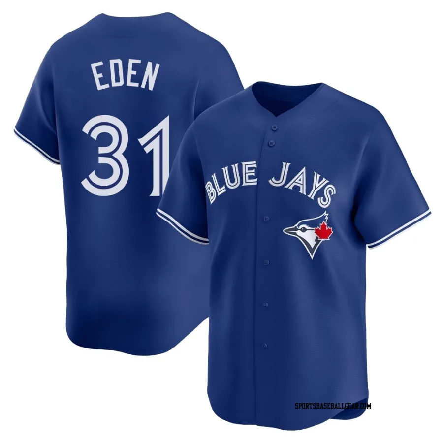 Cam Eden Youth Toronto Blue Jays Royal Limited Alternate Jersey
