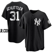 Cam Schlittler Men's New York Yankees Black/White Replica Jersey