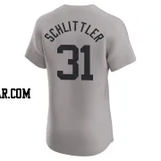 Cam Schlittler Men's New York Yankees Gray Elite Road Jersey