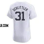 Cam Schlittler Men's New York Yankees White Elite Home 2024 World Series Jersey